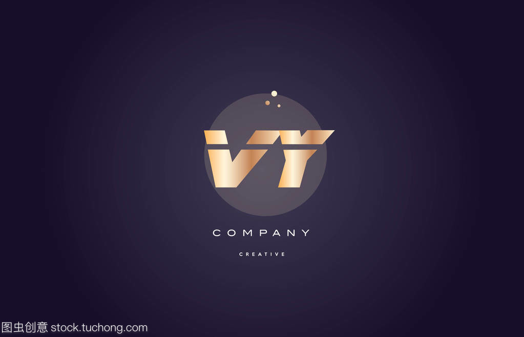 vy v y 金金属紫色字母表字母标志图标模板