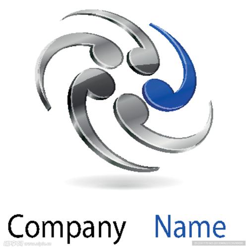 金属质logo图标设计图
